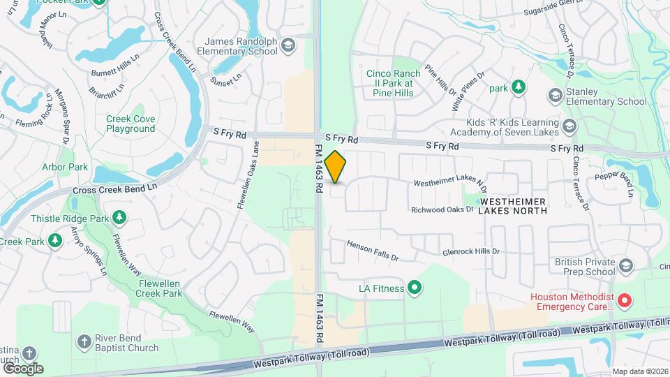 6107 Nicholas Ln Map and Location Details