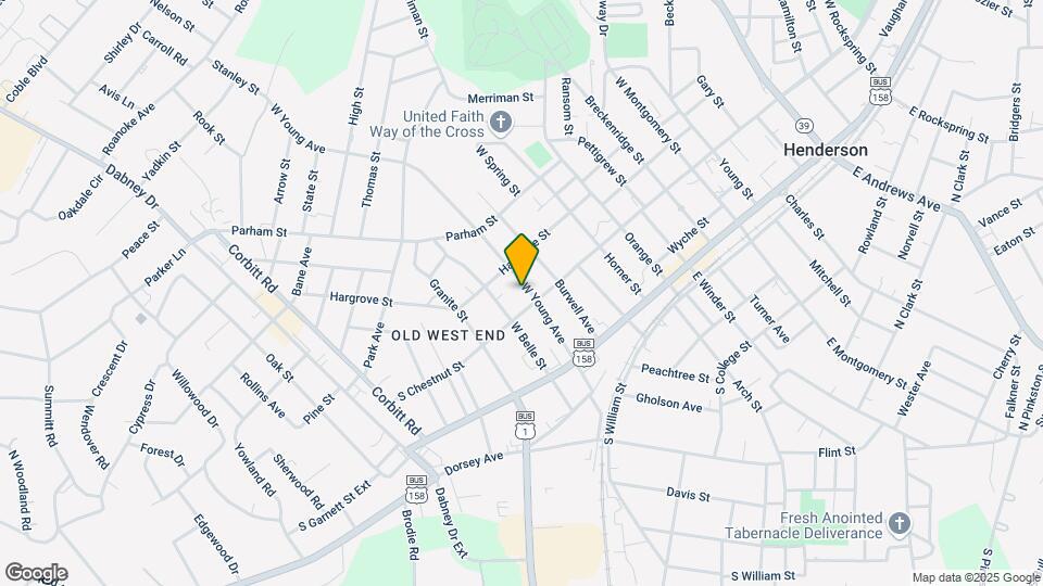 215 W Young Ave Mapa y Detalles de la Ubicación