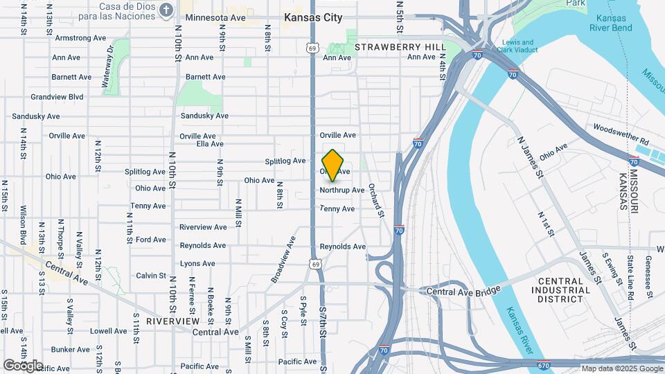 634 Northrup Ave Map and Location Details