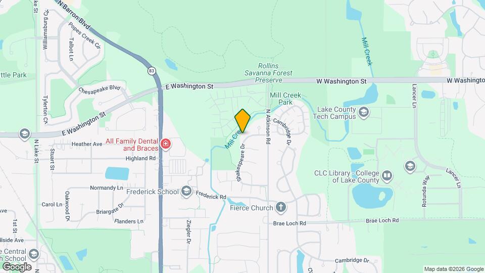 808 Shakespeare Dr Map and Location Details