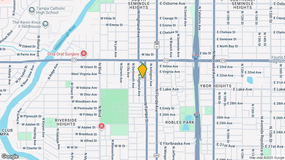 102 W Kentucky Ave Mapa y Detalles de la Ubicación