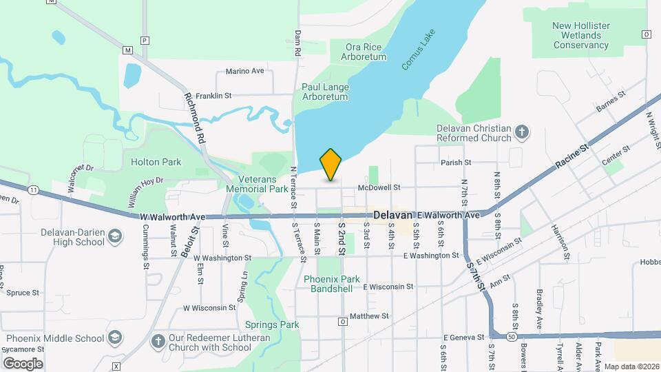 111 McDowell St Map and Location Details