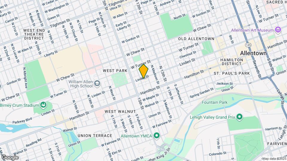 1420 W Linden St, Unit 3 Map and Location Details