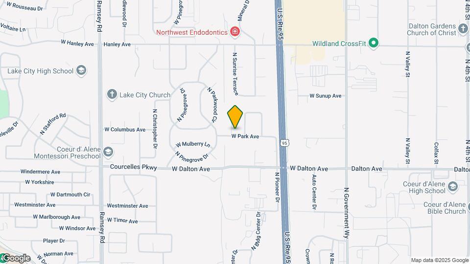 5804 N Silver Pine Ct Map and Location Details