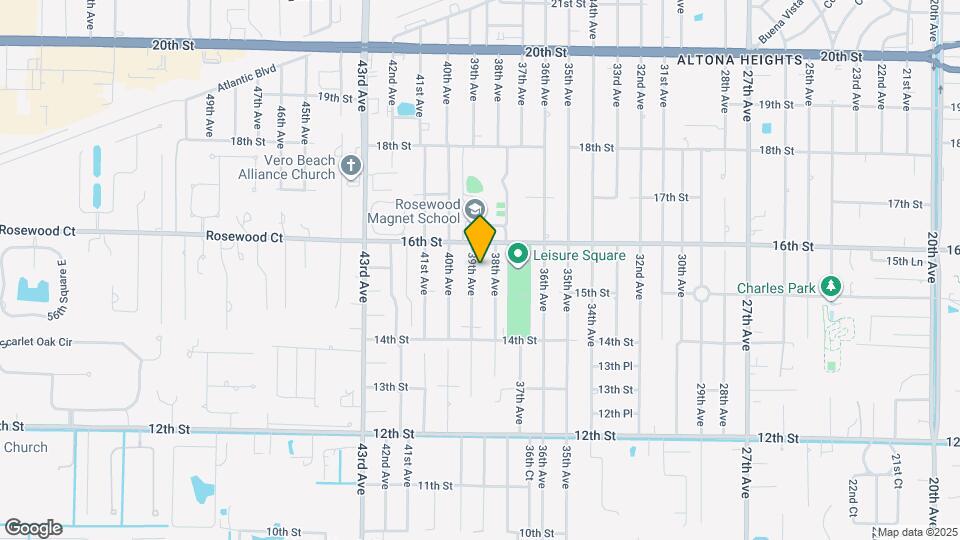 1544 39th Ave Map and Location Details