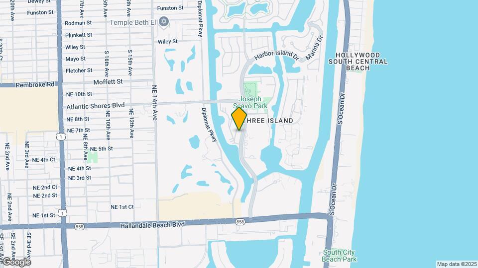501 Three Islands Blvd, Unit 504 Mapa y Detalles de la Ubicación