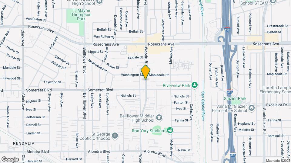 14747 Woodruff Ave, Unit 14747 Map and Location Details