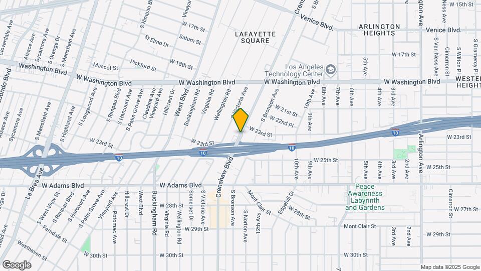 2337 S Crenshaw Blvd, Unit 2337 Map and Location Details