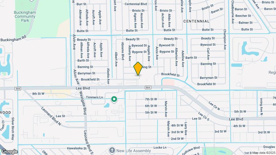 809 Agnes Ave Map and Location Details