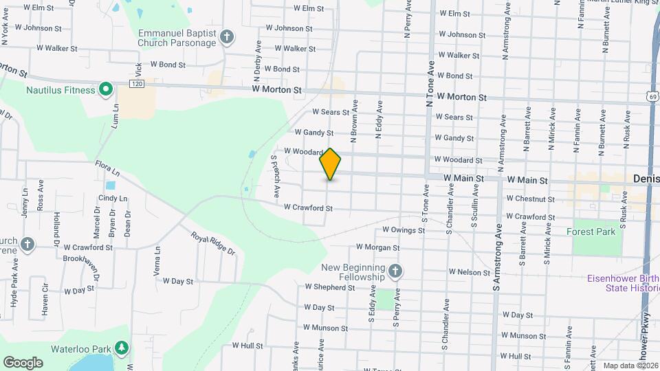 1431 W Chestnut St Map and Location Details