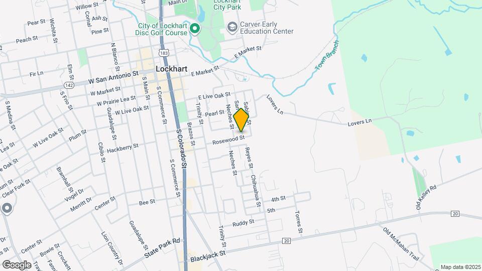 709 San Saba St Map and Location Details