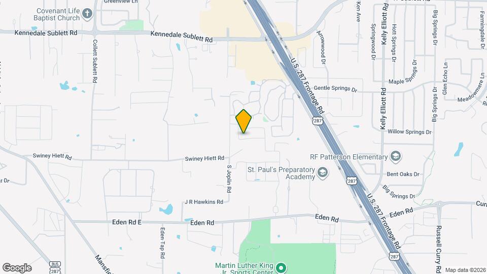 5205 Glen Meadow Dr Map and Location Details