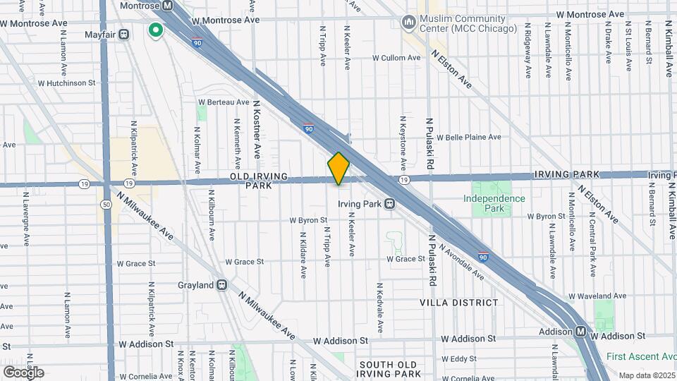 4217 W Irving Park Rd, Unit 2B Mapa y Detalles de la Ubicación