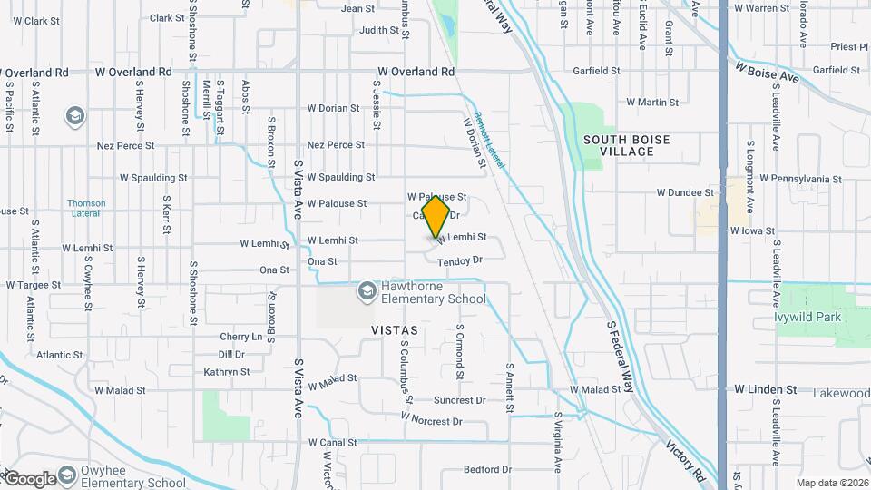 2116 W Lemhi St Map and Location Details