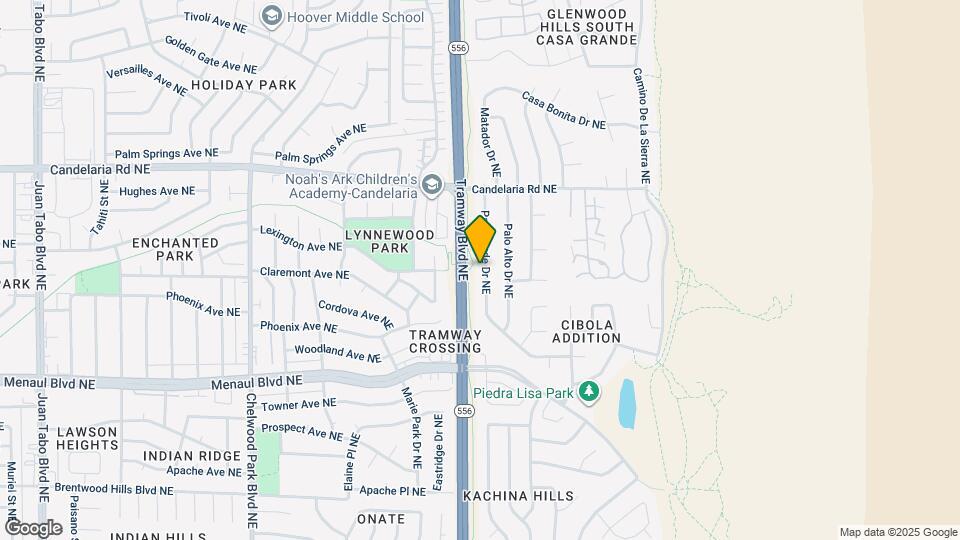 2817 Palo Verde Dr NE Map and Location Details