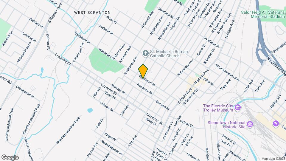 1531 33 Washburn St Map and Location Details