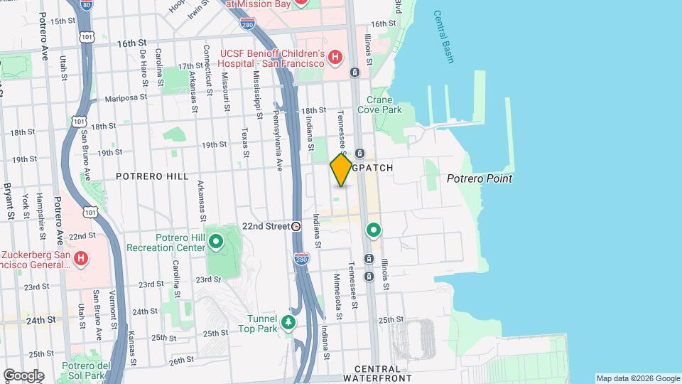 1014 Tennessee St Map and Location Details