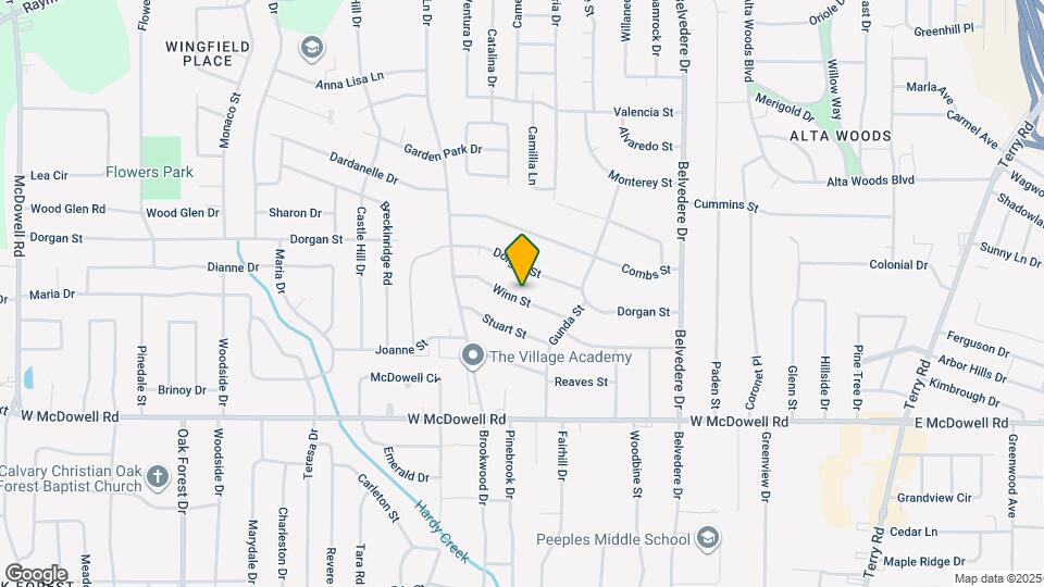 954 Winn St Map and Location Details