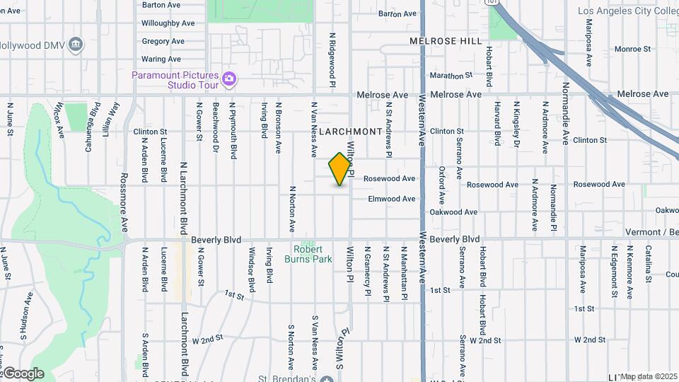 4919 Elmwood Ave Mapa y Detalles de la Ubicación