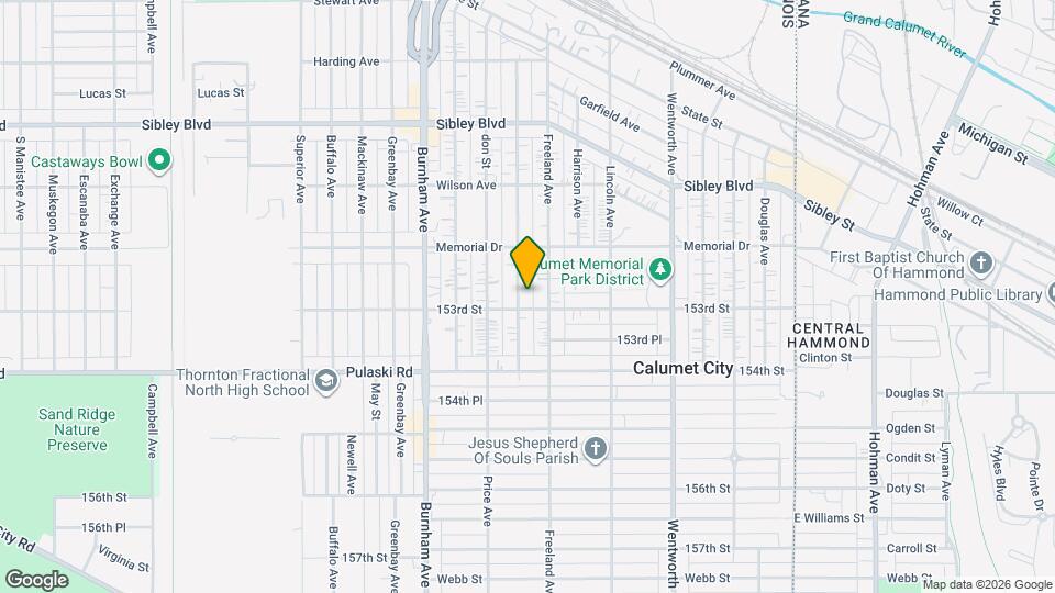 611 Gordon Ave Map and Location Details