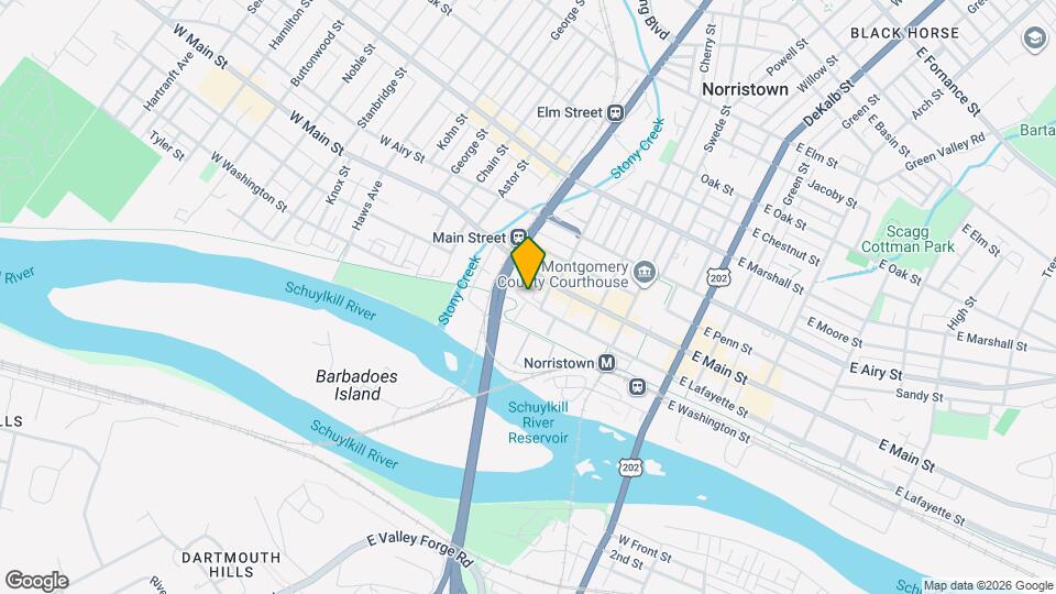 215 W Lafayette St, Unit First floor Map and Location Details