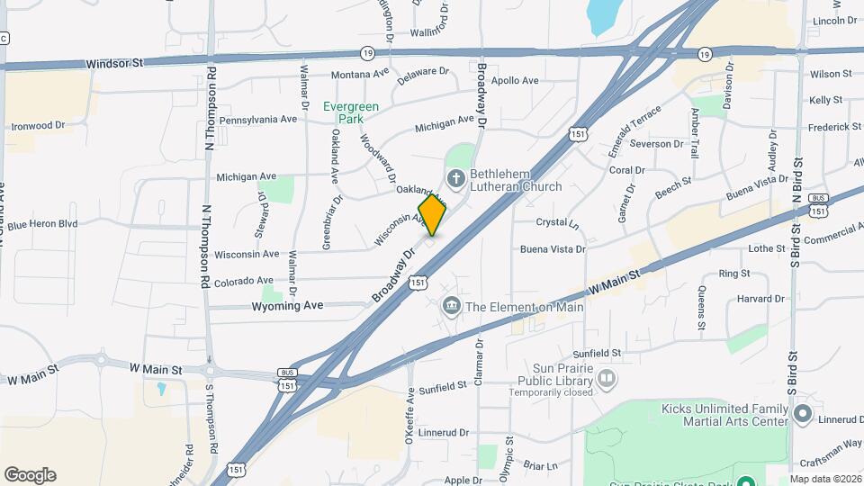 235 Broadway Dr Map and Location Details