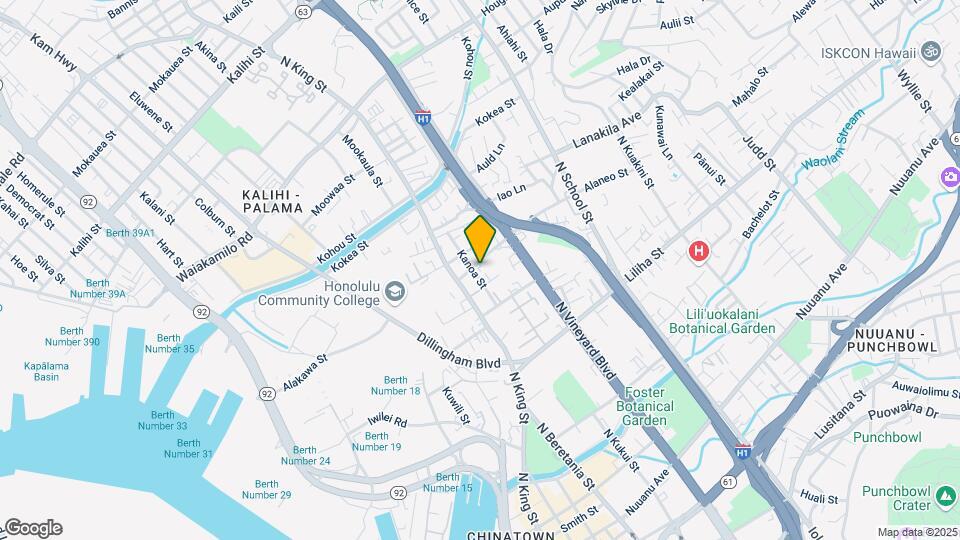 750 Kanoa St Mapa y Detalles de la Ubicación