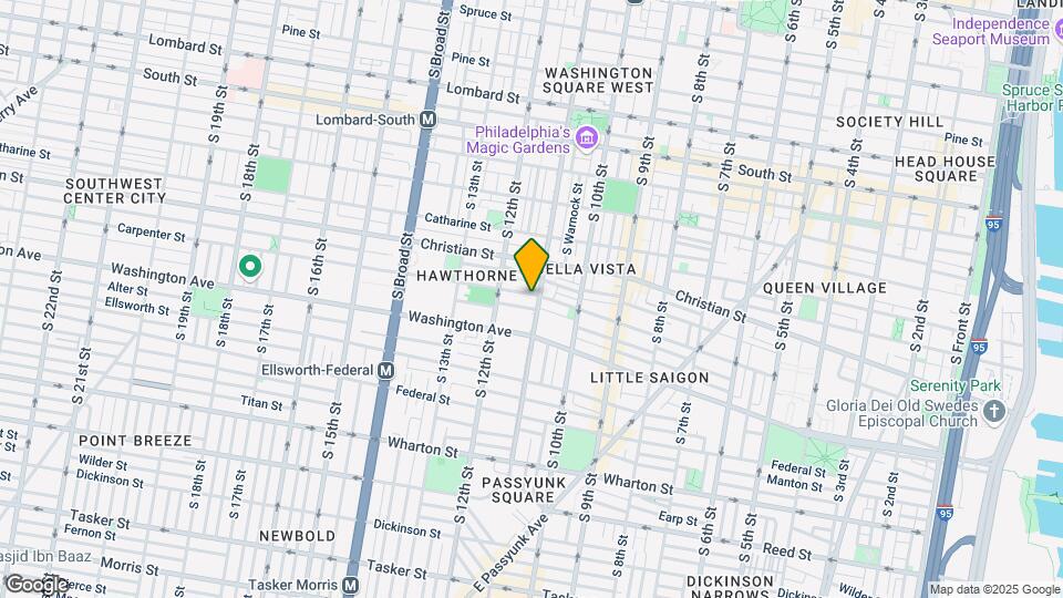 1002 S 11th St, Unit 201 Map and Location Details