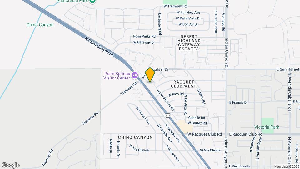 Palm Springs Villas Map and Location Details