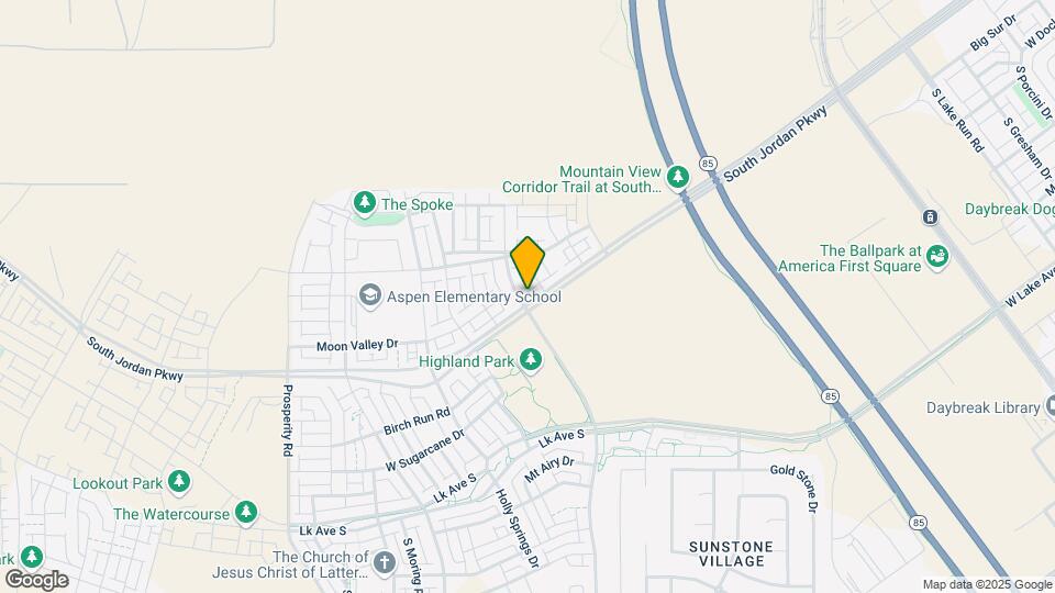 6088 S Jordan Pkwy W Map and Location Details