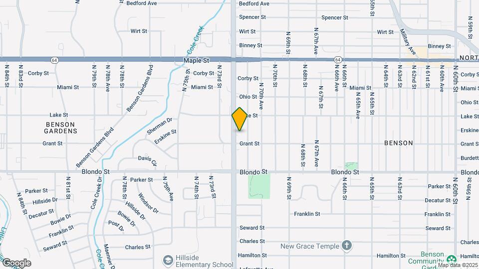 2313 N 72nd St Map and Location Details