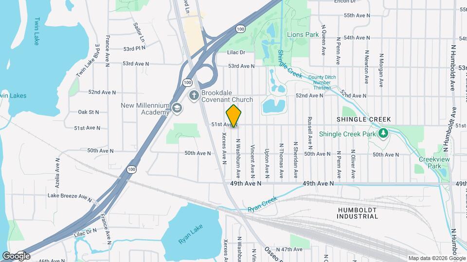 5049 N Washburn Ave Map and Location Details