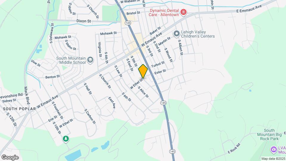 2438 S 5th St Map and Location Details