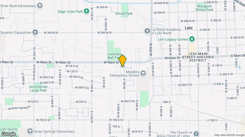 102 S 780 W Map and Location Details