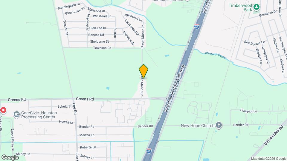 16116 Green Manor Dr Map and Location Details