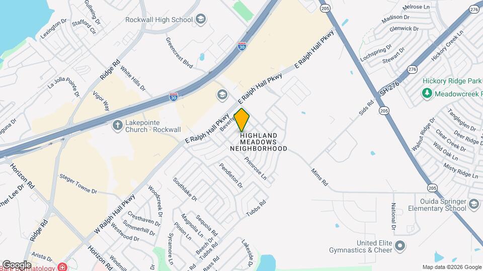 2925 Goldenwave Dr Map and Location Details