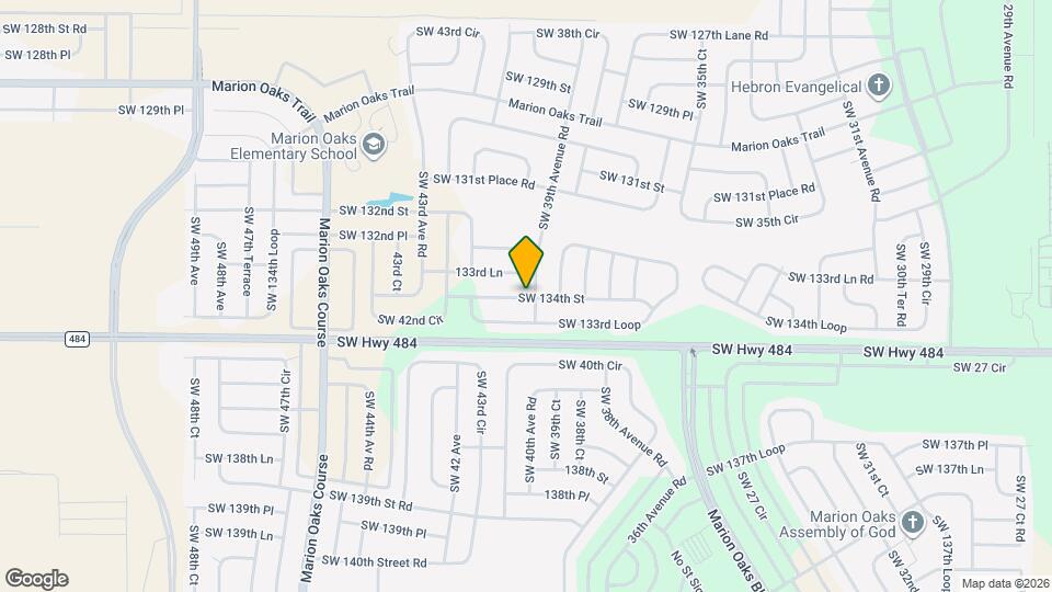 3995 SW 134th St Map and Location Details