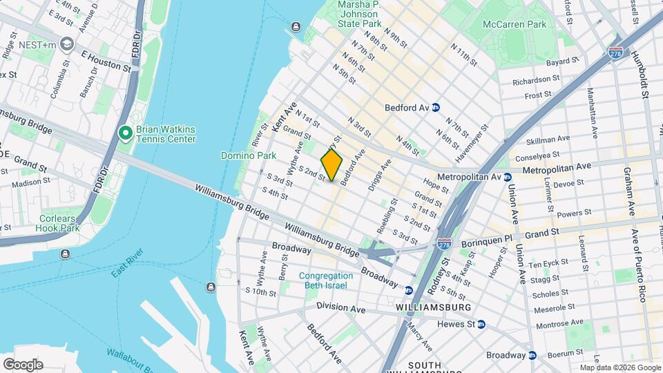 128 S 2nd St, Unit 1 Map and Location Details