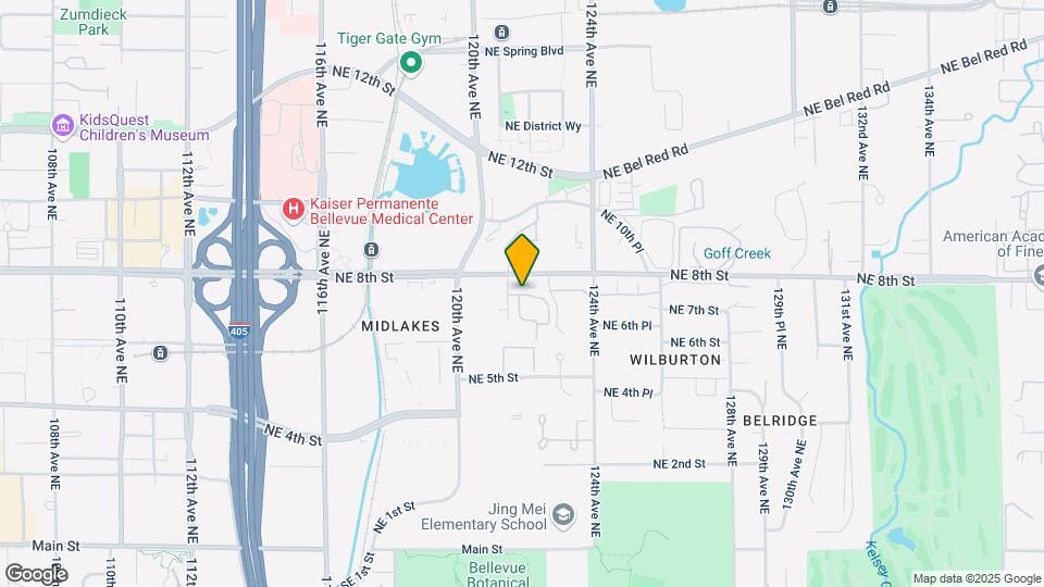 Towne Crest Condominium Map and Location Details