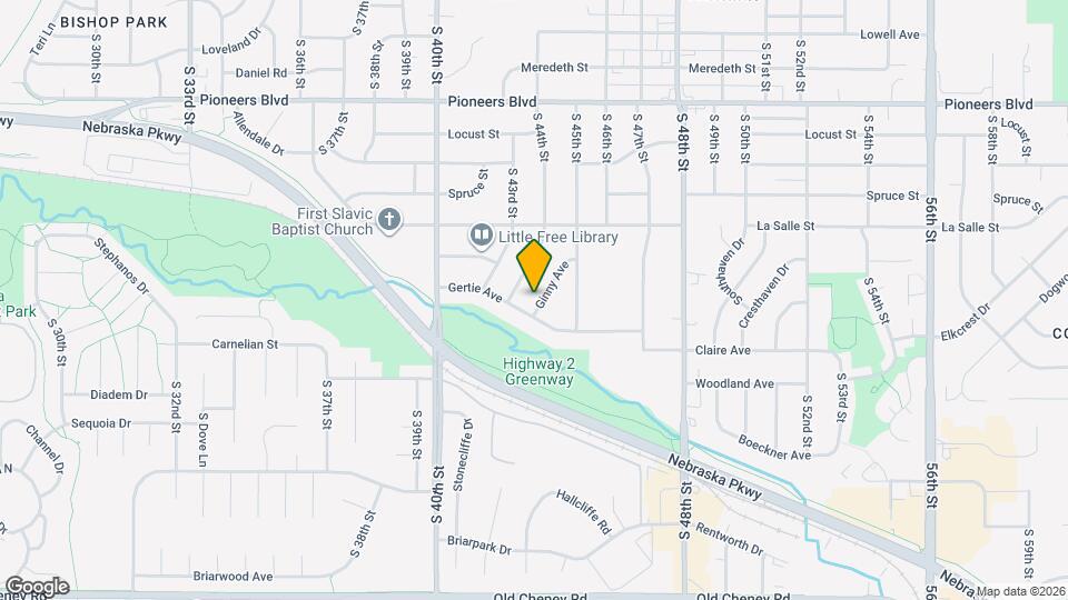 4933 Ginny Ave Map and Location Details