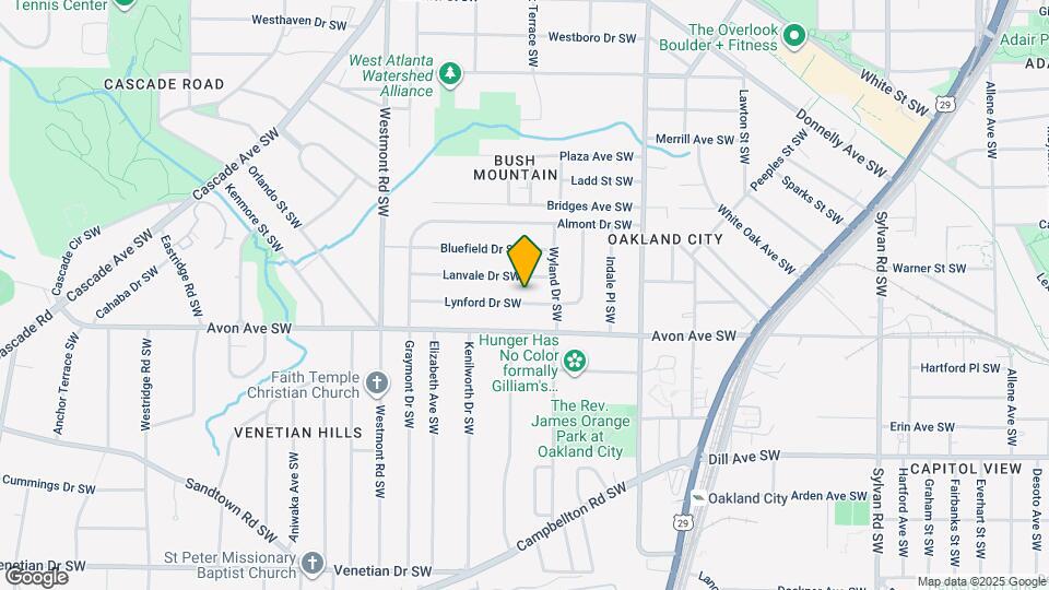 1343 Lynford Dr SW Map and Location Details