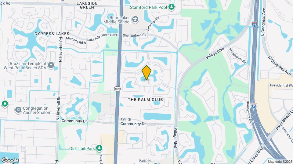 1028 Green Pine Blvd Mapa y Detalles de la Ubicación