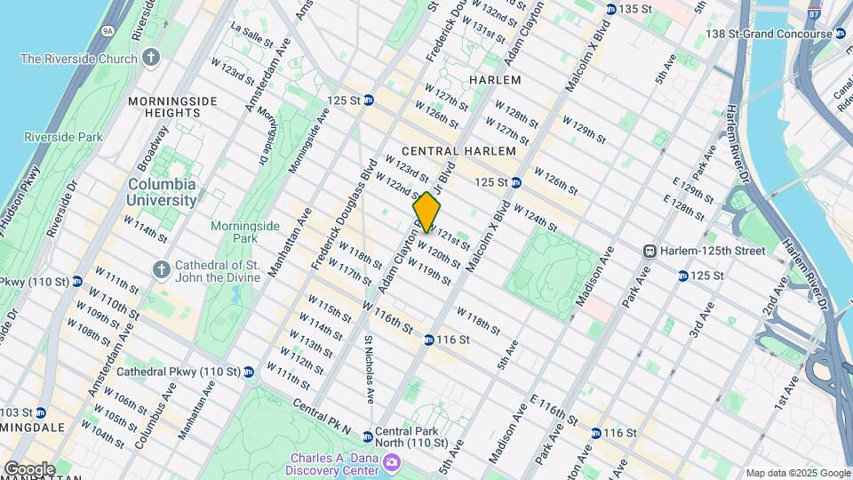 151 W 120th St Map and Location Details