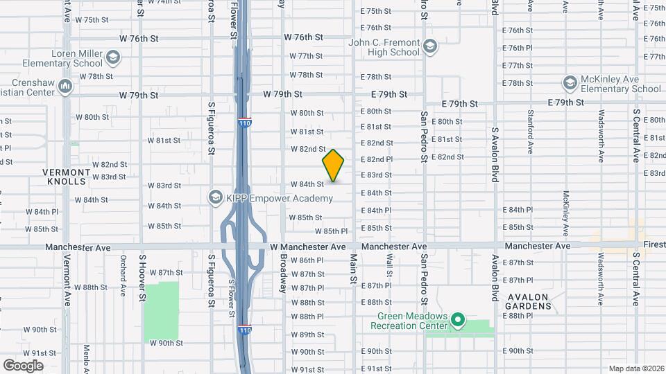 136 W 84th St Map and Location Details