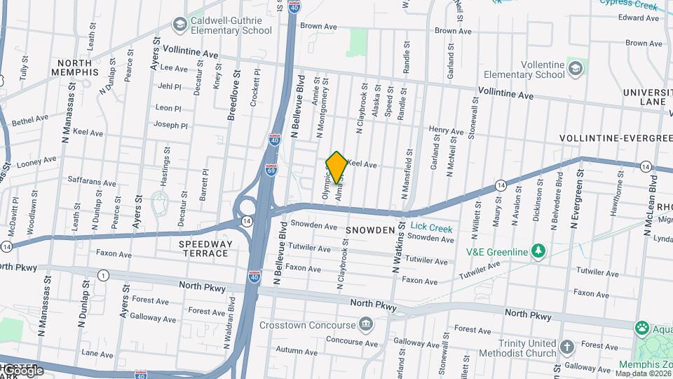 751 Alma St Map and Location Details