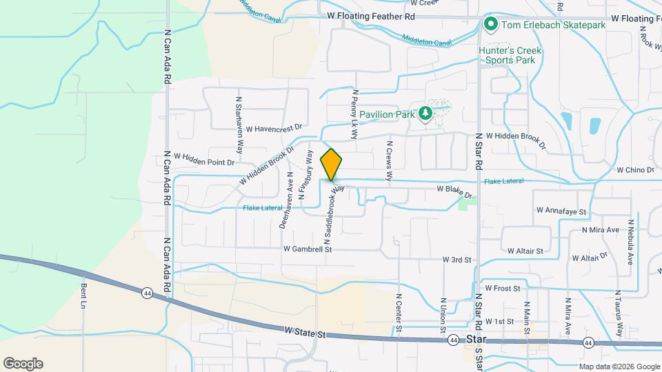 709 N Saddlebrook Way Map and Location Details