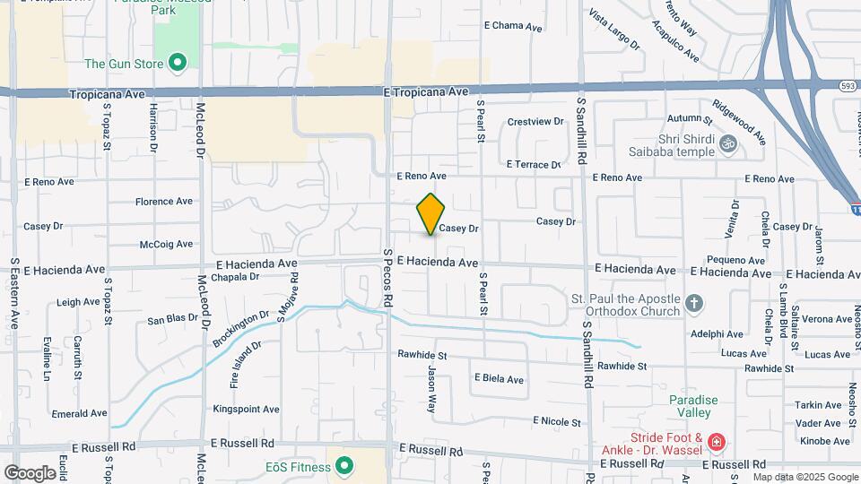 3485 Shamrock Ave Mapa y Detalles de la Ubicación