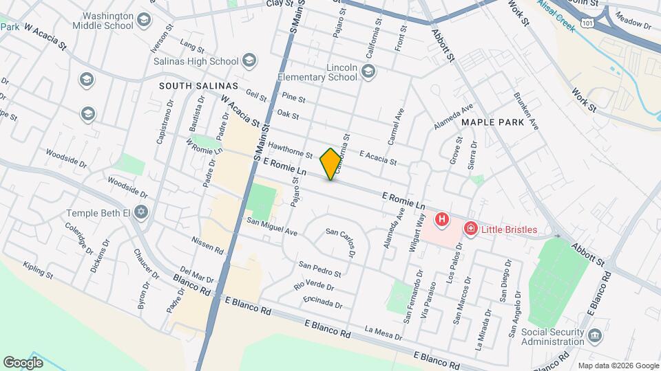 146 E Romie Ln Map and Location Details