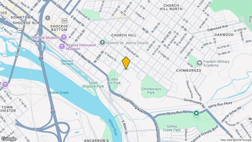 117 N 29th St Map and Location Details