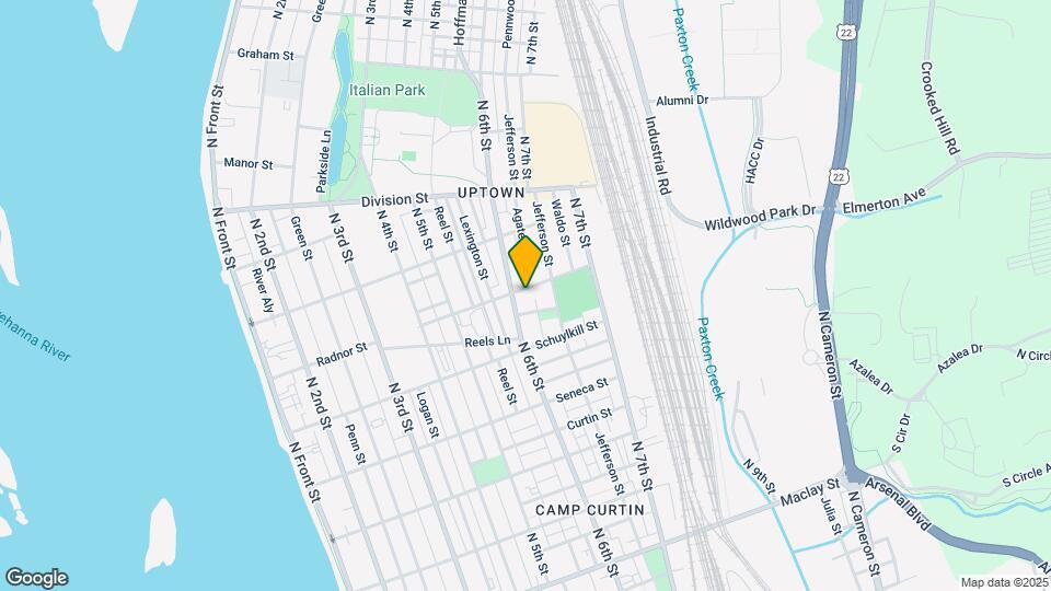611 Radnor St Map and Location Details